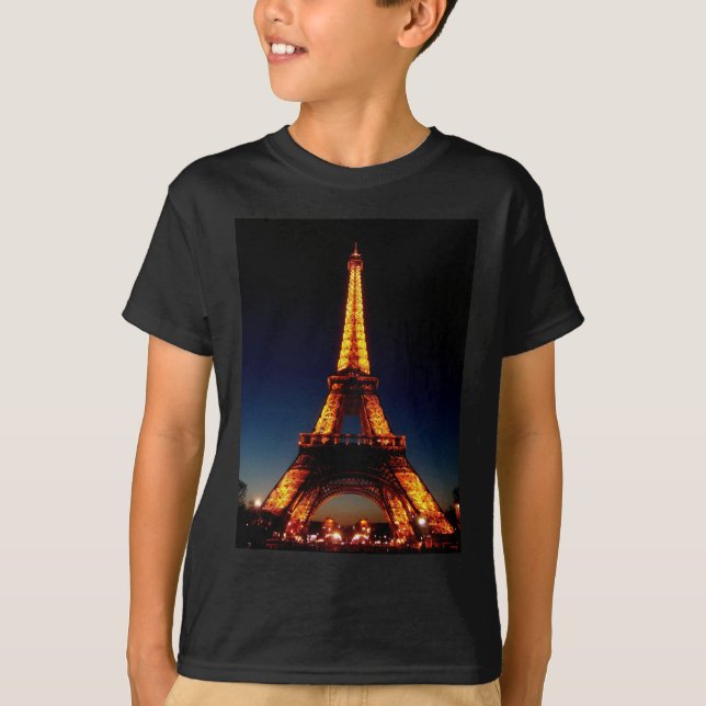 Eiffelturm in Paris T-Shirt (Vorderseite)
