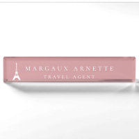 Eiffelturm-Logo-Rosa