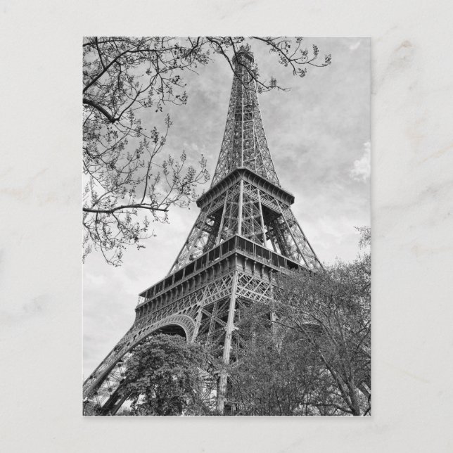 Eiffelturm Panorama Postkarte (Vorderseite)