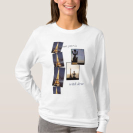 EIFFELTURM-PARIS-ANDENKEN T-Shirt