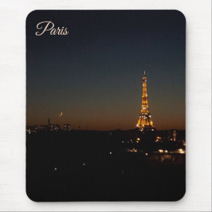 Eiffelturm Paris bei Sonnenuntergang Mousepad