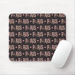 Eiffelturm Paris Blumen Französische Hauptstadt He Mousepad