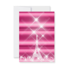 Eiffelturm Paris Bridal Sweet 16. Diamant Pink