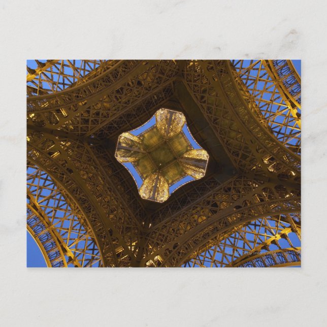 Eiffelturm, Paris, Frankreich 2 Postkarte (Vorderseite)