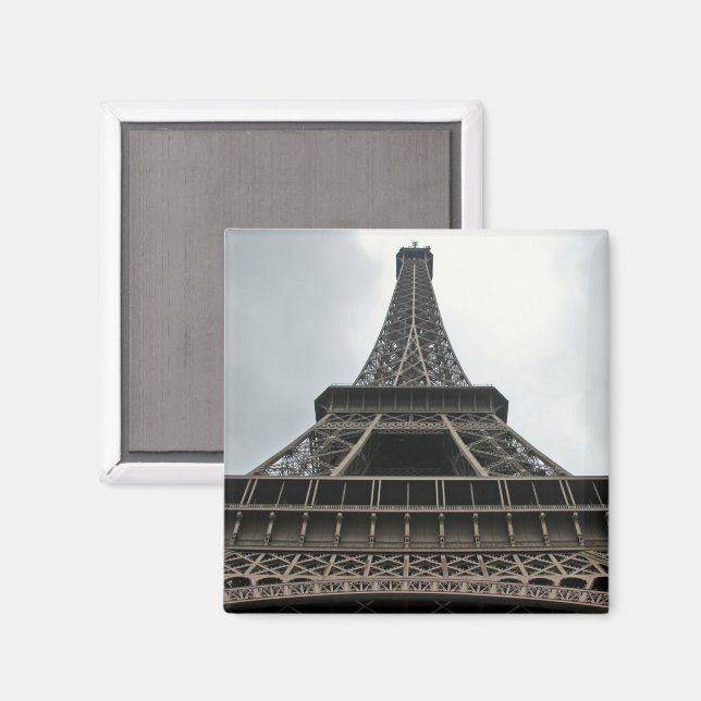 Eiffelturm, Paris, Frankreich Magnet (Vorderseite/Rückseite)