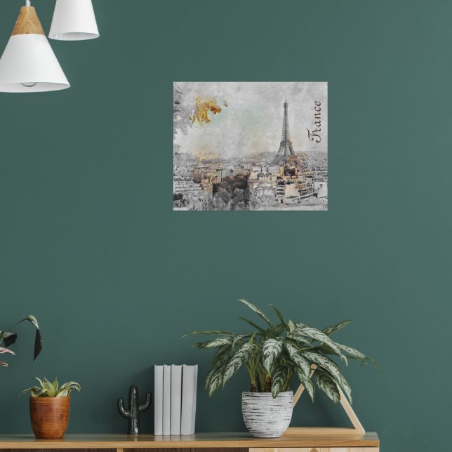 Eiffelturm. Paris-Frankreich-Poster Poster (Wohnzimmer 1)