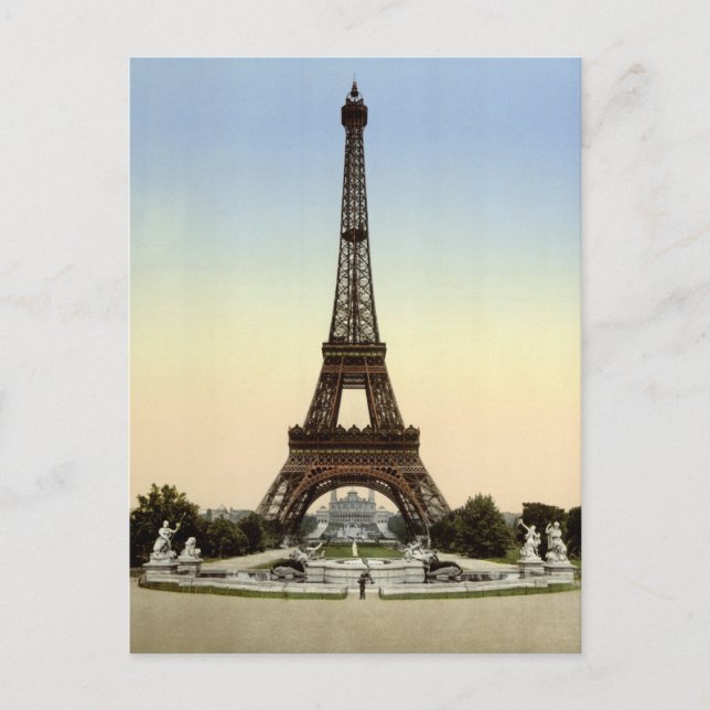 Eiffelturm, Paris, Frankreich Postkarte (Vorderseite)
