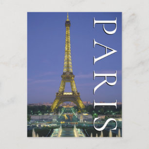 Eiffelturm   Paris, Frankreich Postkarte