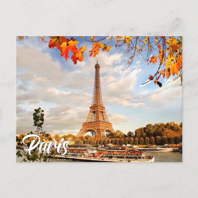 Eiffelturm | Paris, Frankreich Postkarte (Vorderseite)