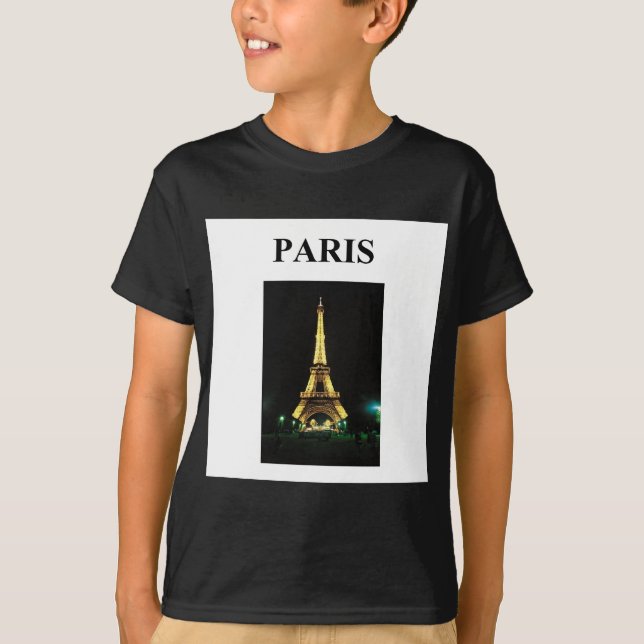 Eiffelturm Paris Frankreich T-Shirt (Vorderseite)