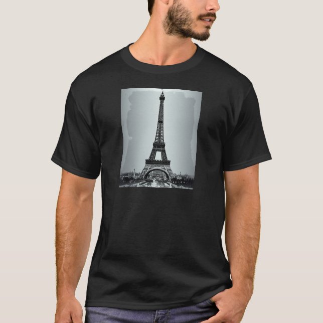 Eiffelturm Paris Frankreich T-Shirt (Vorderseite)