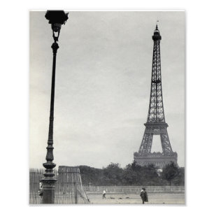 Eiffelturm - Paris Frankreich - Vintag Fotodruck