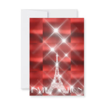 Eiffelturm Paris Funkelnd Stars Roter Wein Diamant