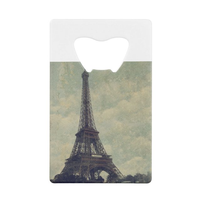 Eiffelturm, Paris Geldbeutel Flaschenöffner (Vorderseite)
