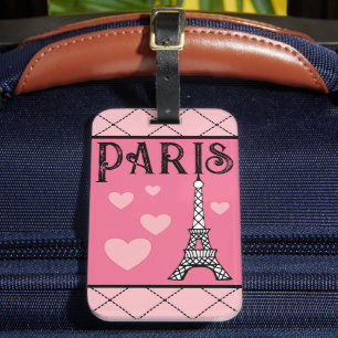 Eiffelturm Paris Gepäckanhänger Geschenk