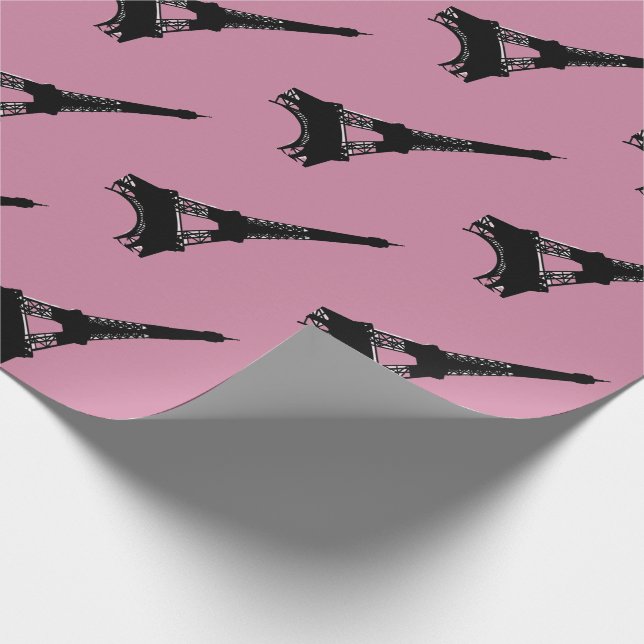 Eiffelturm Paris Geschenkpapier (Ecke)