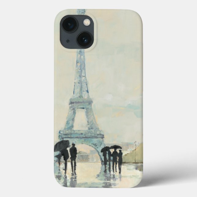 Eiffelturm | Paris im Regen Case-Mate iPhone Hülle (Rückseite)