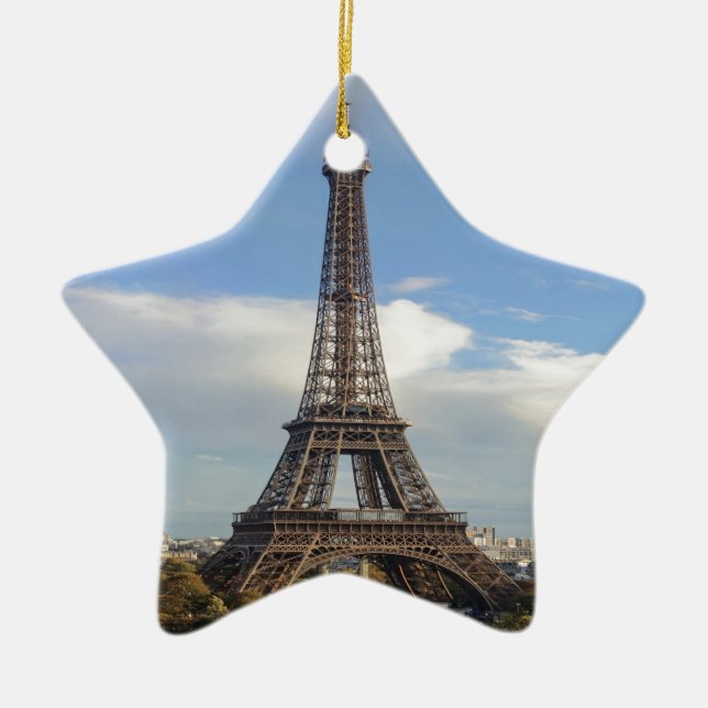 Eiffelturm Paris Keramikornament (Vorne)