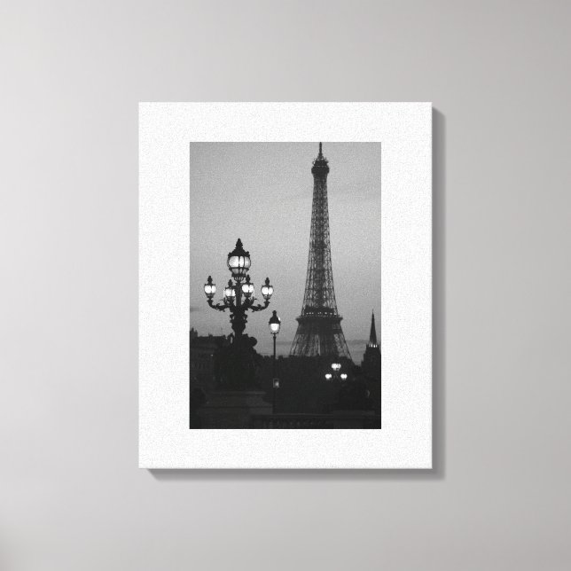 Eiffelturm Paris Leinwanddruck (Vorderseite)