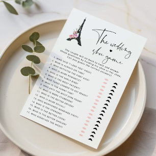 Eiffelturm Paris modern Das Hochzeitsschuhspiel