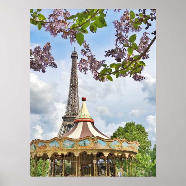 Eiffelturm, Paris Poster (Vorne)