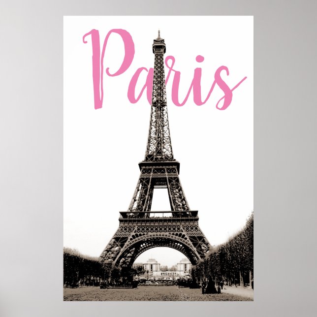 Eiffelturm Paris Poster (Vorne)