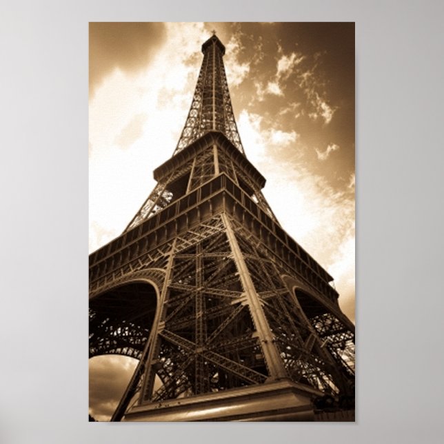 Eiffelturm Paris Poster (Vorne)