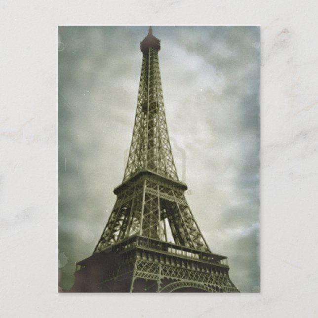 Eiffelturm Paris Postkarte (Vorderseite)
