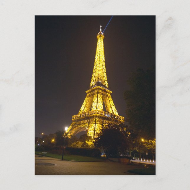 Eiffelturm Paris Postkarte (Vorderseite)