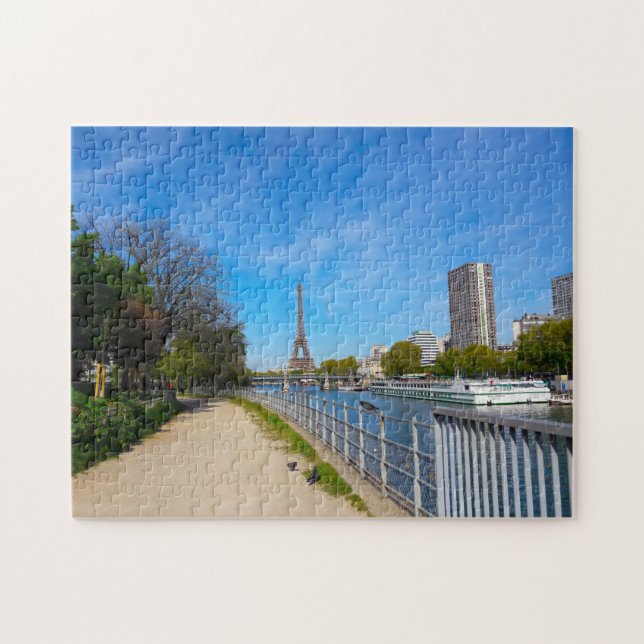 Eiffelturm Paris. Puzzle (Horizontal)
