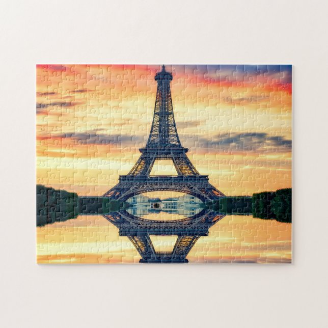 Eiffelturm Paris. Puzzle (Horizontal)