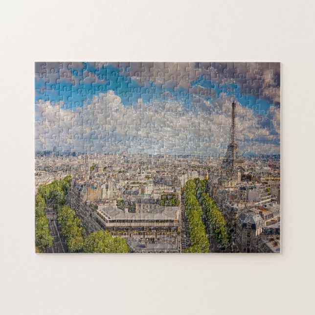 Eiffelturm Paris. Puzzle (Horizontal)