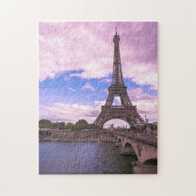 Eiffelturm Paris. Puzzle (Vertikal)