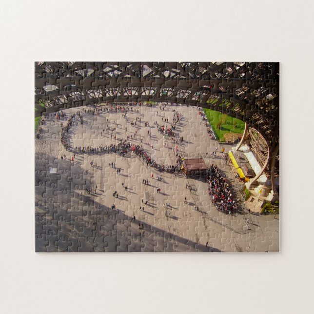 Eiffelturm Paris. Puzzle (Horizontal)