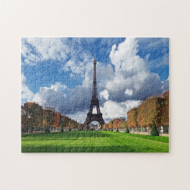 Eiffelturm Paris. Puzzle (Horizontal)