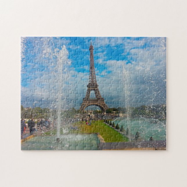 Eiffelturm Paris. Puzzle (Horizontal)
