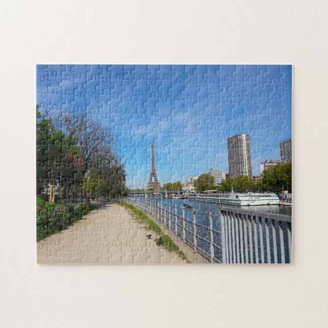 Eiffelturm Paris. Puzzle (Horizontal)
