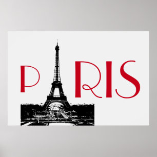 Eiffelturm Paris Reise Poster