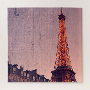 Eiffelturm - Paris Retro Style - 20x20 -676 Stk. Puzzle