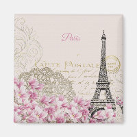 Eiffelturm, Paris Rosa Magnolia