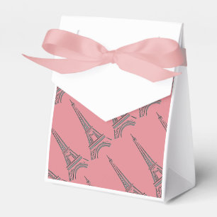 Eiffelturm Paris Rosa Partyzubehör Boxen Geschenkschachtel
