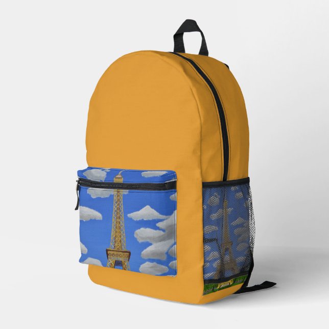 Eiffelturm Paris Rucksack  (Rückseitige Ecke Rechts)