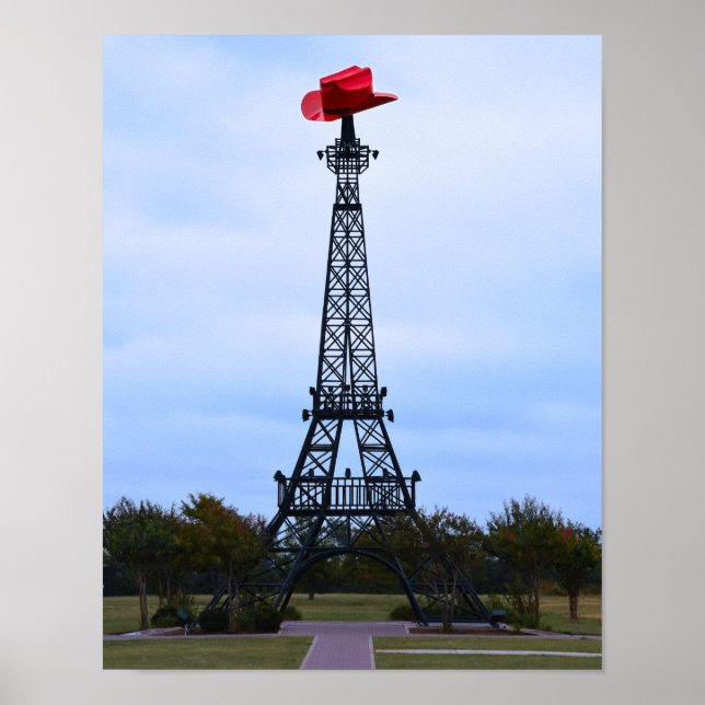 Eiffelturm, Paris, Texas Poster (Vorne)