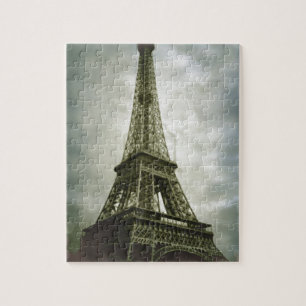 Eiffelturm Paris Vintage Retro Art Puzzle