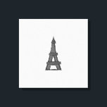 Eiffelturm Pariser Explorer Leinwanddruck<br><div class="desc">Eine jugendliche Darstellung des berüchtigten Eiffelturms.</div>