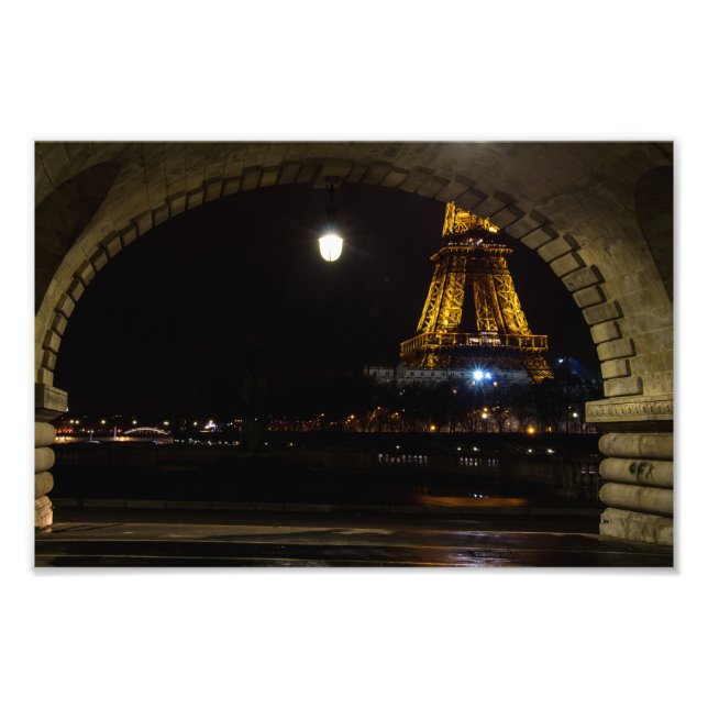 Eiffelturm - Pont de Bir-Hakeim - Fotodruck (Vorne)