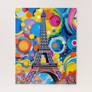 Eiffelturm Pop Art Puzzle