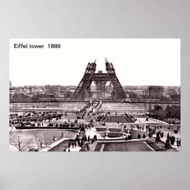 Eiffelturm Print Poster (Vorne)