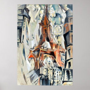 Eiffelturm Roberts Delaunay Poster