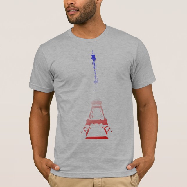 Eiffelturm-Schmutz T-Shirt (Vorderseite)